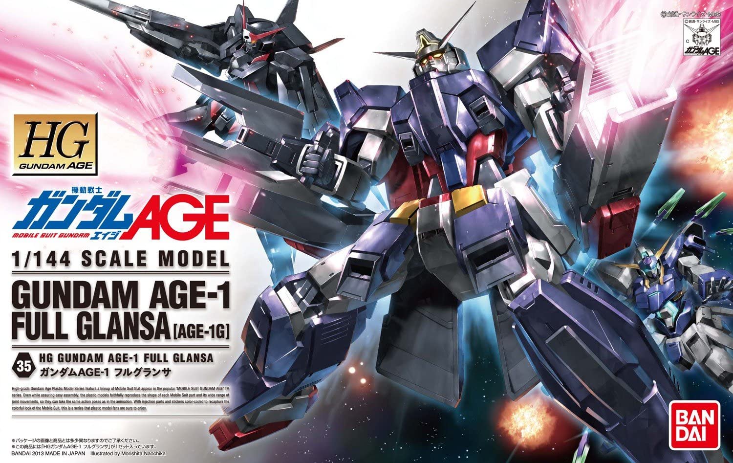 HGAGE AGE-1G Gundam AGE-1 Full Glansa, Gunpla Wiki