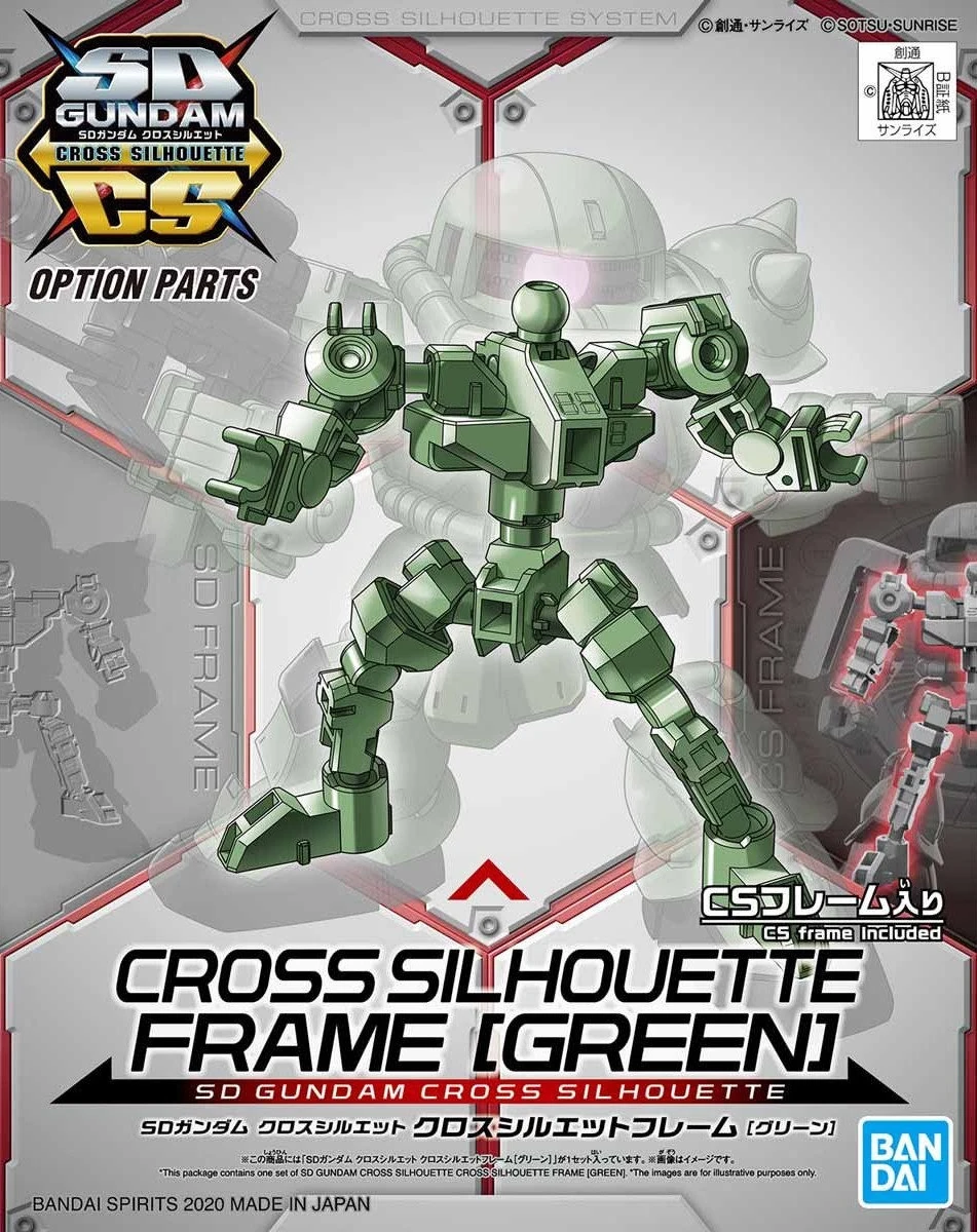【きよたん】　SDフレーム SDCS Cross Silhouette Frame (Green) | Gunpla Wiki | Fandom