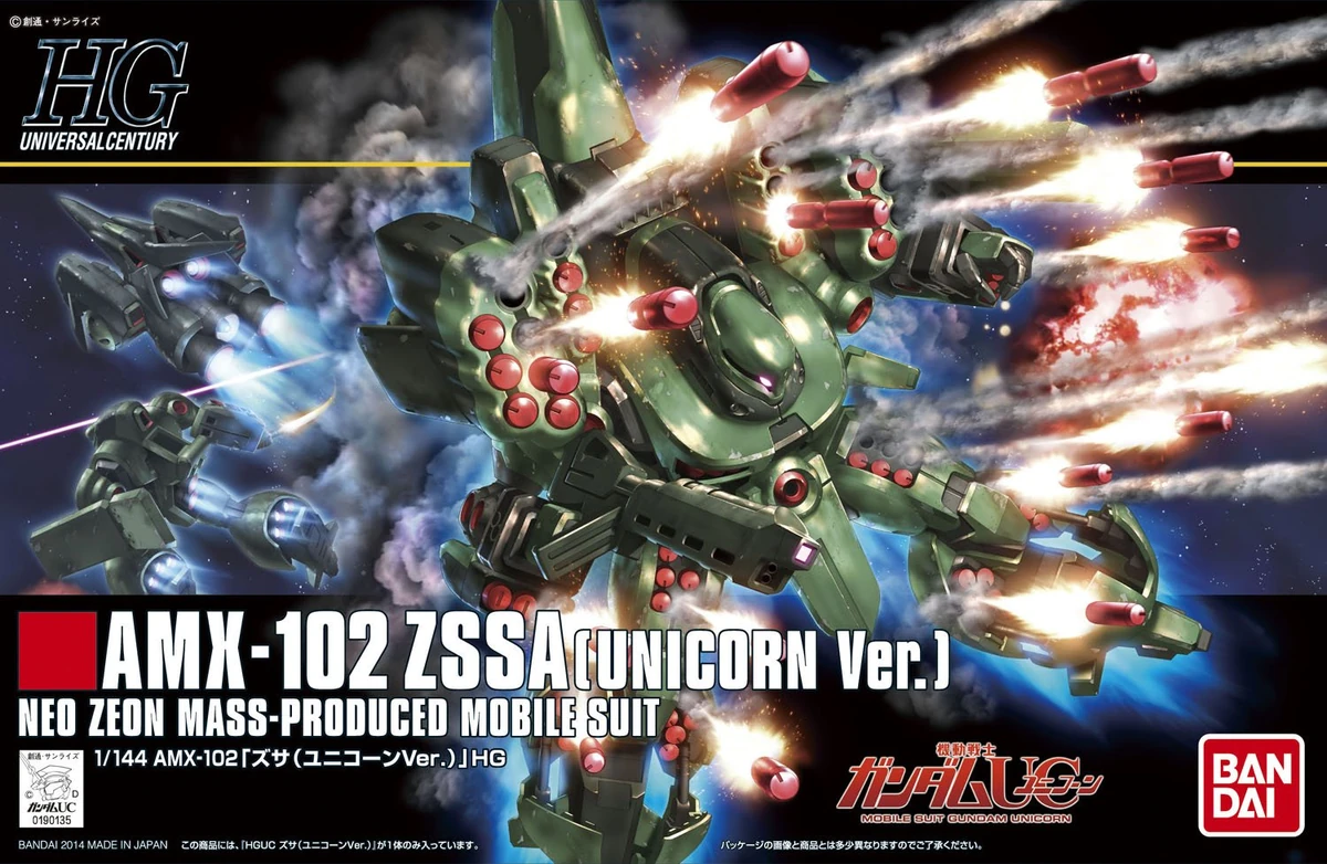 HGUC AMX-102 Zssa (Unicorn Ver.) | Gunpla Wiki | Fandom