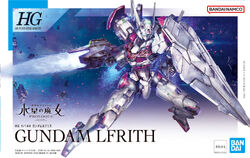 GUNDAM LFRITH 再循環カラー 限定版 1/144 HG 1/144 Gundam Lfrith Recirculation Color Neon Pink Model
