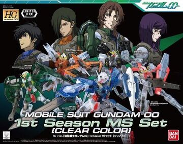 HG00 Mobile Suit Gundam 00 1st Season MS Set Clear Color Ver