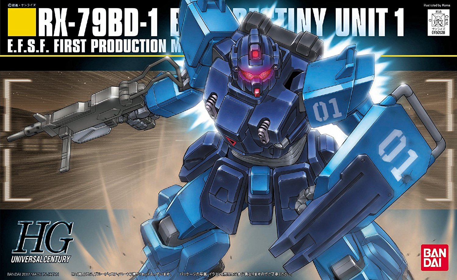 HGUC RX-79BD-1 Blue Destiny Unit 1 (2007) | Gunpla Wiki | Fandom