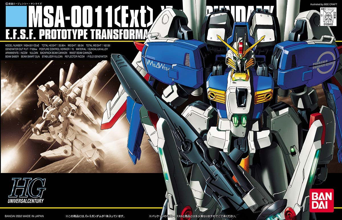 Hguc Msa 0011 Ext Ex S Gundam Gunpla Wiki Fandom
