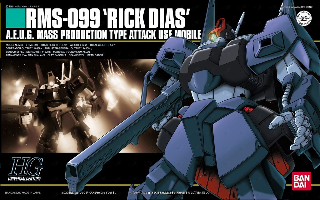 HGUC RMS-099 Rick Dias | Gunpla Wiki | Fandom