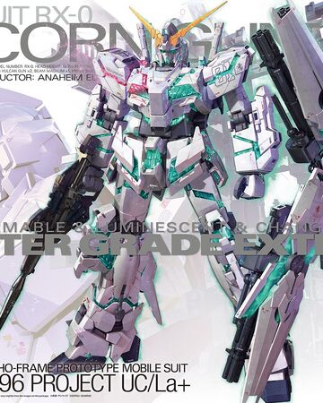 MGEX Master Grade Unicorn Gundam ver.Ka 1//100 model kit Bandai