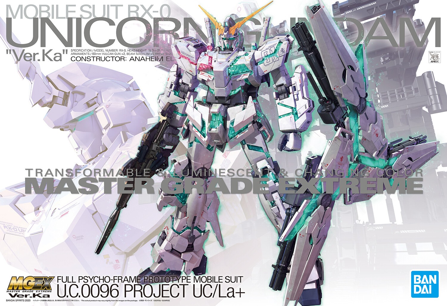 Mgex Rx 0 Unicorn Gundam Ver Ka Gunpla Wiki Fandom