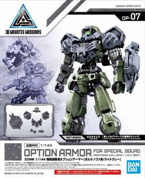 30MM 1/144 Option Armor for Special Squad (Portanova