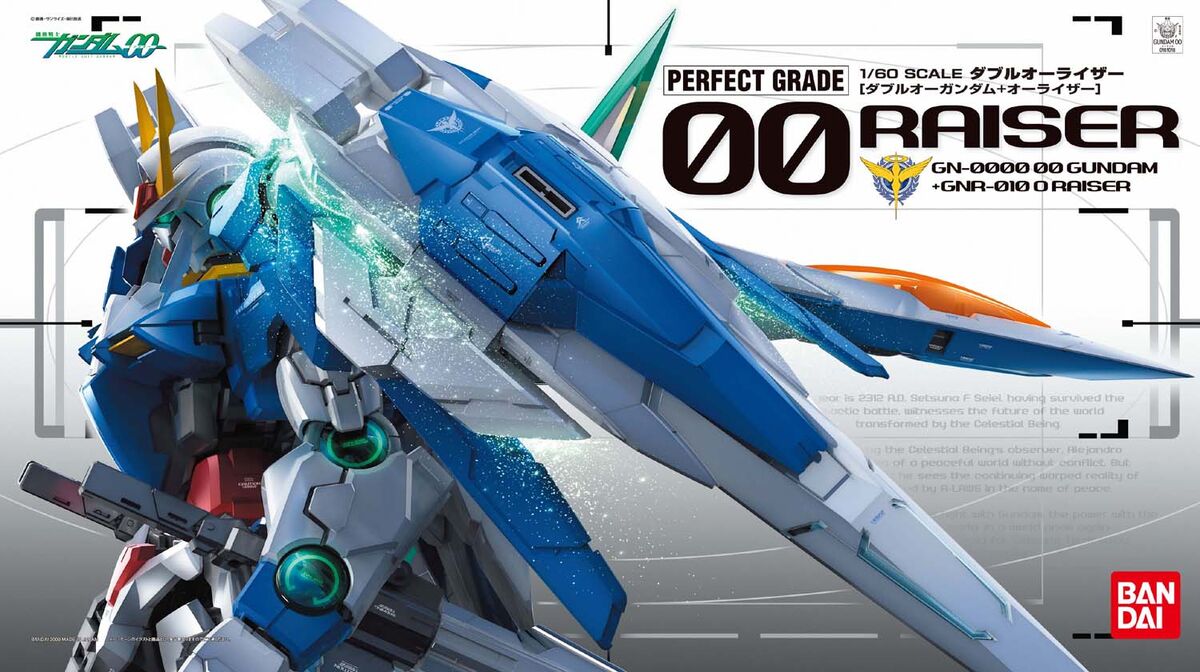 Bandai PG GN-0000+GNR-010 00 Raiser - Newtype