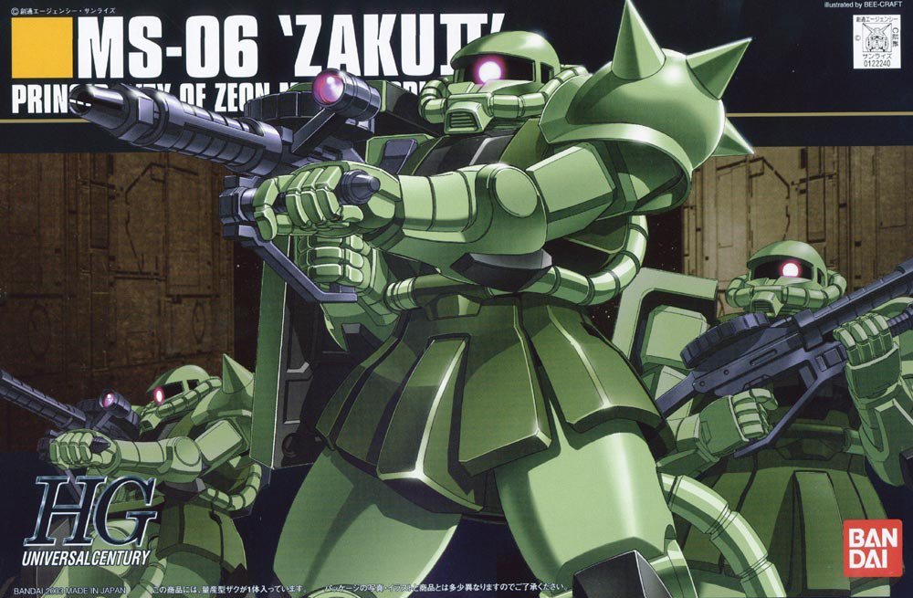 HGUC MS-06F Zaku II (2003) | Gunpla Wiki | Fandom