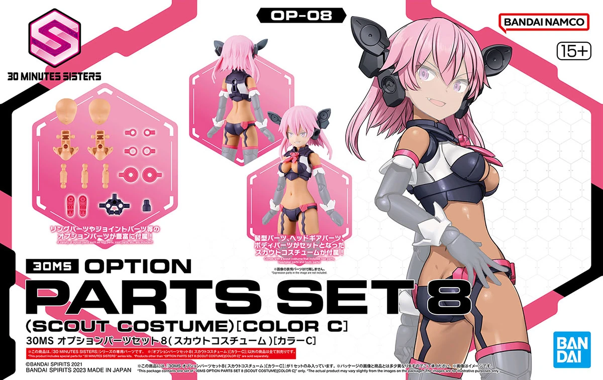 30MS Option Parts Set 8 (Scout Costume) (Color C) | Gunpla Wiki