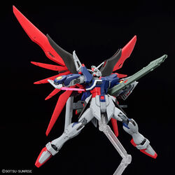 HGCE ZGMF/A-42S2 Destiny Gundam Spec II & Zeus Silhouette