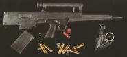 H&K CAWS promotional image with brass and composite plastic-brass cartridges.