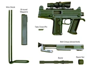 CBJ-MS stripped to its major components