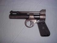 Webley Junior 177 air pistol, an early Webley air pistol.