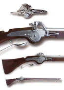 A wheellock from different views.