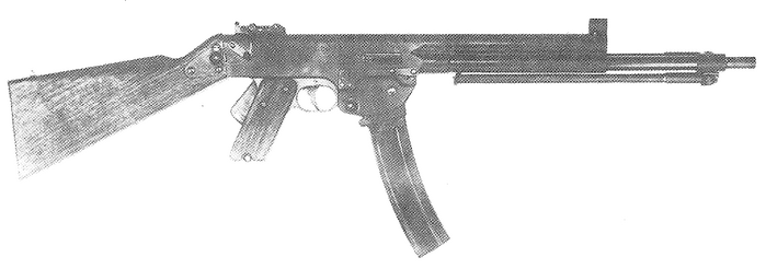 Mas 48. Lusa Submachine Gun.