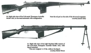 Detachable magazine variants, rifle and LMG.