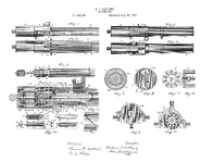 The worlds first electric driven Gatling gun of 1893, capable of 3000RPM.