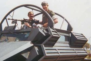 Rhodesian Browning Mk2 machine gun convertd to GPMG role