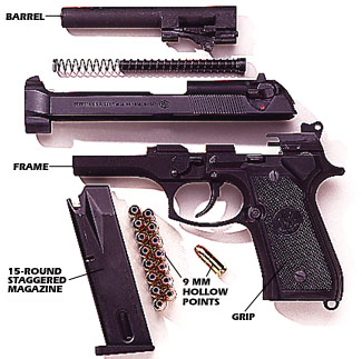 beretta m9 capacity