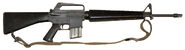 XM16E1, modified version of the M16 featuring a forward assist, like the later M16A1