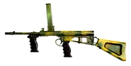 Owen SMG with jungle camo.