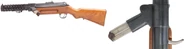 M.P.18,I fitted with an 8-round Luger magazine.