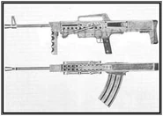 Light machine gun configuration