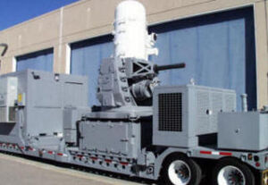 Early Centurion C-RAM on demountable trailer.