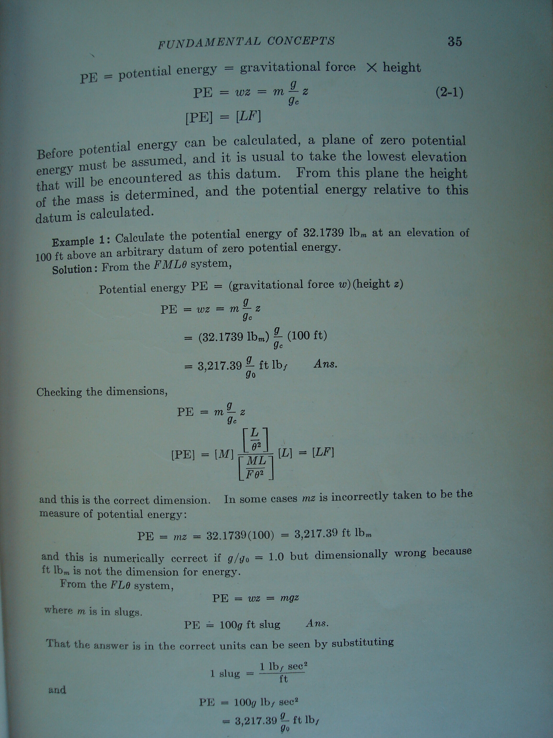 kinetic energy formula units