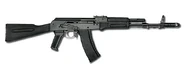 RUS AK-74M.jpg (13 KB) An AK-74M, an assault rifle chambered in 5.45x39mm