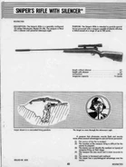 Special Operations Executive manual showing a Model 74 configured as a "Sniper's Rifle".