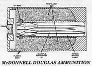 Diagram of Hughes Lockless with a triplex flechette loadout.
