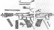 The X-911 disassembled.