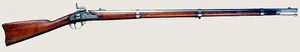 The famed Springfield Model 1861 Rifled musket, and an example of a percussion rifle