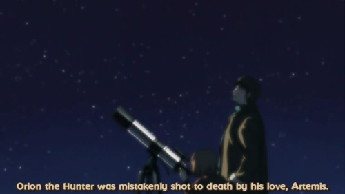 Jose, telling Henrietta about the story of Orion
