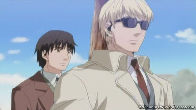 Jose, standing behind his brother, Jean