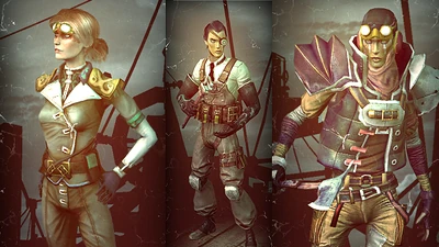 The three roles in Guns of Icarus Online