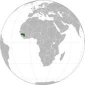 Guinea (orthographic projection)