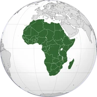 Africa (orthographic projection)
