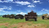 Ooarai's tanks.