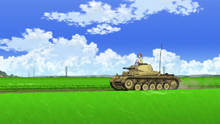 Panzer II carrying Miho.