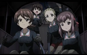 Duck Team, in their tank.