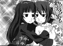 Shiho motherly love towards Maho.