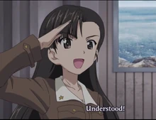 One of the examples of Kinuyo's deference to command.