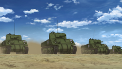 M4 Sherman, Girls und Panzer Wiki