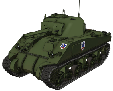 The Sherman M4A1 76W: This first 76 Sherman into Combat in US Hands