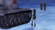 Yukari and Erwin scouting out Pravda