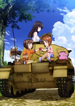 Girls und Panzer das Finale Trading Ani-Art clear label Acrylic Stand ver.C: Alice - My Anime Shelf
