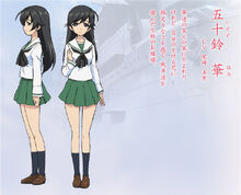 Hana's character sheet from the official website.